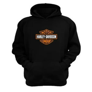 Genérico - Polerón Canguro Harley Davidson Negro Talla M Unisex