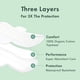 thumbnail image 3 of Rael Organic Cotton Cover Menstrual Overnight Pads, Unscented, 3 of 3
