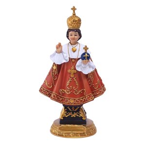 Magideal - Escultura De Estatuilla De Jesús Infantil De Resina, Estatua De Jesús, Artesanía Religiosa Para Sala De Estar, Coche, Oficina, Decoración De Iglesia