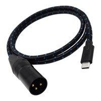 Magideal - Cable De Audio Typec A Xlr Cable De Audio Teléfono Conectar Sonido Cable De Alta Resistencia Dispositivo De Conexión Núcleo De Alambre De Cobre Para C 500 Centímetros