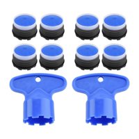 Magideal - 8 Uds Grifo Aireador De Caché Accesorio Aireador De Fregadero Grueso Y Duradero Fácil De Instalar Grifo De Fregadero De Cocina Pulverizador Restrictor 215 Mm