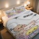 thumbnail image 1 of SKZ Inspired Poster Duvet Cover Set for The Qixi Festival This Vintage Cartoon Printed Duvet Cover Is Lightweight And Breathable, 1 of 1