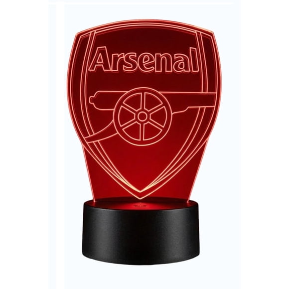 Lampara Ilusion 3D Arsenal de 7 colores, Base touch