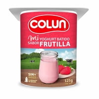 Yoghurt Batido Sabor Frutilla 125 G Colun