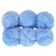 thumbnail image 1 of Uxcell 2.76 pulgadas Pompones de piel sintética para sombreros Pompones de piel suave y esponjosa para Navidad Año Nuevo Cumpleaños Azul Paquete de 6, 1 of 6