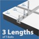 thumbnail image 5 of Kit de Tornillos y Accesorios T-Track Fulton Woodworking Tools 46 piezas 1/4-20, 5 of 7