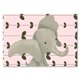 thumbnail image 1 of Cuadro decorativo Oopsy Daisy Edison Elephant rosa 36 x 25 cm, 1 of 1