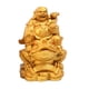 thumbnail image 1 of Laughing Buddha Sit On Money Estatua De Rana Para Decoración De Mesa Dorada, 1 of 5