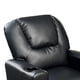 thumbnail image 3 of Sillón reclinable para jóvenes Benzara Nik 56 cm acolchado negro, 3 of 5