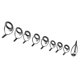 thumbnail image 1 of 9 Unids Ca?a de pescar Guías Tip Eye Ring Casting Fishing Rod Repair Kit Building, 1 of 5
