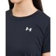 thumbnail image 5 of Camiseta Under Armour Tech Short Sleeve Crew 2X para mujer, color negro y blanco, 5 of 9