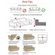 thumbnail image 3 of suxuMhao Funda Elástica para Sofá, Tamaño Loveseat, Funda para Sofá de 2 Plazas - Fundas para Sofá, Funda Elástica Ajustada para Sofá, Funda Resistente a las Arrugas para Sofá, 1 Pieza (Negro y, 3 of 5