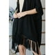 thumbnail image 5 of Cárdigan Tipo Poncho Drapeado con Detalle de Cordón S, 5 of 5