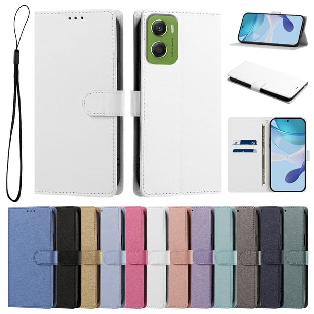 Cartera Protectora para Motorola Moto G06 4G con Soporte, Blanco