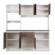 thumbnail image 3 of Kit Cocina Julieta 8 Puertas 1 Cajon Nogal - Blanco, 3 of 16