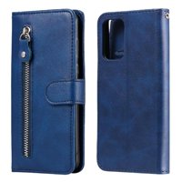 Gangxun - Funda Con Cremallera Para Samsung Galaxy A72 5G, Carcasa Cartera De Cuero Pu Con Soporte Y Tarjetero