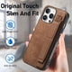 thumbnail image 5 of Funda Protectora con Correa para iPhone 16 Pro Max Resistente a Golpes Marrón, 5 of 6