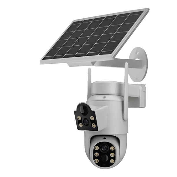 Camara Seguridad Con Panel Solar Wifi 5g Irm Ip66 Blanco