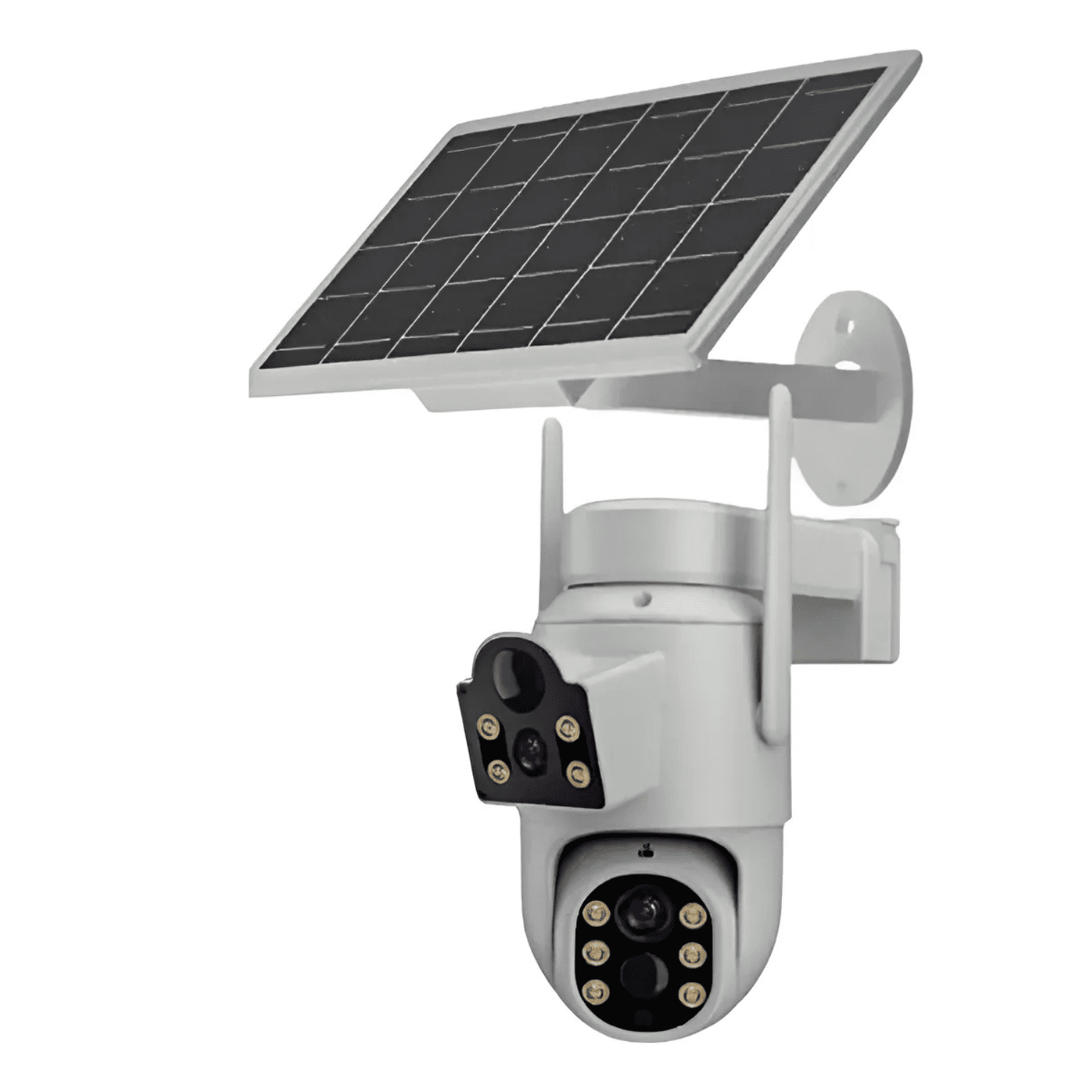 Genérico - Camara Seguridad Con Panel Solar Wifi 5g Irm Ip66 Blanco