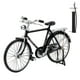 thumbnail image 2 of 1:10 Bicicleta Modelo Decoración Aleación Dedo Bicicleta Miniatura Para El Hogar Niños Negro Con Bomba, 2 of 5
