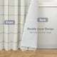 thumbnail image 2 of Cortinas DriftAway 100% opacas, paneles de lino a cuadros, 230 cm, 2 of 9