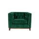 thumbnail image 1 of Sofa Roma 1 Cuerpo Tela Velvet Verde, 1 of 3