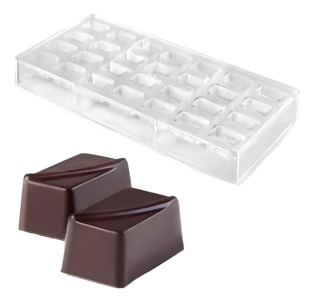 Genérico - Moldes Chocolate Molde Chocolate Policarbonato Rectangular