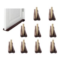 Genérico - Pack 10 Protector Doble Aislante Frío Polvo Puerta Ventana