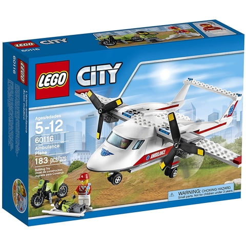 Lego City Great Vehicles Ambulance Plane (183 Piezas)