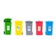 thumbnail image 4 of 5 Piezas 5 Colores Plástico Niños Camión Basura Cubo Juguete Lápiz Portavasos, 4 of 5