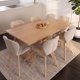 thumbnail image 2 of Comedor Mesa Greta Wood 160x90 + 6 Sillón Rubik Velvet Beige, 2 of 4