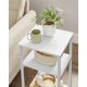 thumbnail image 4 of Mesa auxiliar VASAGLE ULET273W14 blanca para sala de estar, dormitorio, 4 of 9