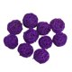 thumbnail image 4 of 10 unids 3 cm mimbre bolas de ratán navidad banquete de boda artesanía decorativa púrpura, 4 of 5
