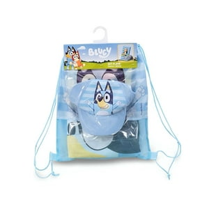 Mashini - Toalla Niño Niña Con Yoquey Y Bolso Bluey