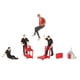 thumbnail image 2 of 8Pcs RM 1/64 Diorama Chatting Doll Colecciones Carácter Para Siku Fire-wheel, 2 of 5