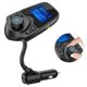 thumbnail image 1 of Transmisor FM Bluetooth, adaptador de audio inalámbrico para automóvil, puerto USB, compatible con entrada auxiliar, pantalla de 1,44 pulgadas, ranura para tarjeta TF., 1 of 8