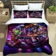 thumbnail image 1 of 3D The Avengers Cartoon Bedding Sets exquisite bed supplies set duvet cover bed comforter set bedding set luxury birthday gift, 1 of 5