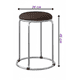 thumbnail image 1 of Piso Taburete Circular con Asiento Acolchado y Estructura Cromada, 1 of 2
