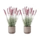 thumbnail image 1 of Set 2 Plantas Artificiales Flores Lavanda Decoracion Hogar terracota, 1 of 8