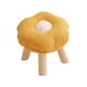 thumbnail image 3 of Sofá reposapiés reposapiés zapatos que cambian la forma de la flor cómodo lindo antideslizante puf pequeño taburete debajo del escritorio para porche amarillo, 3 of 5