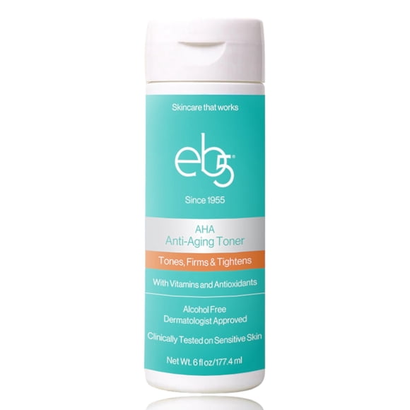 Tónico facial eb5 Aha antienvejecimiento con vitaminas sin alcohol 180 ml
