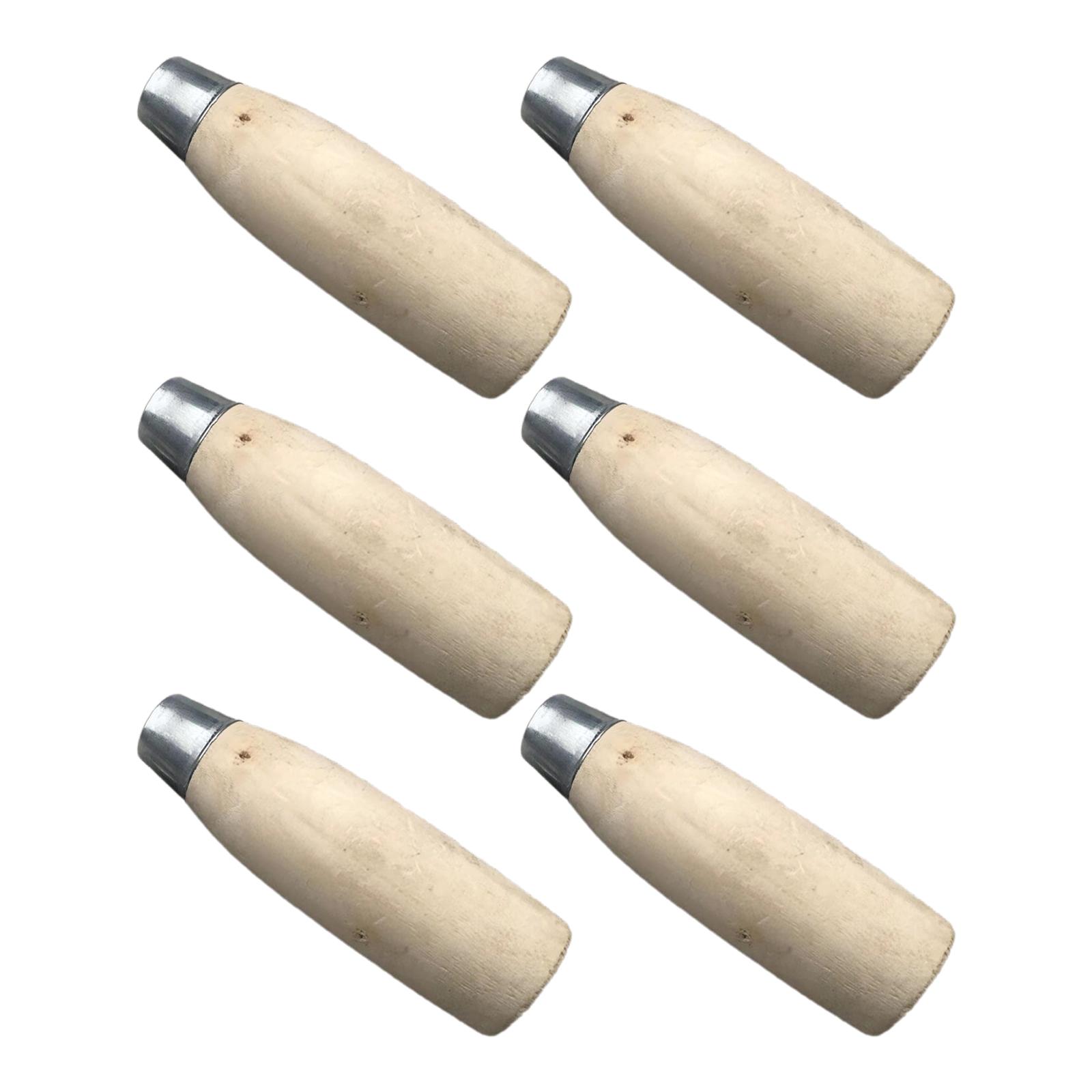 Bothyi - Mangos De Repuesto Para Cuchillos De Cocina, Agarre Cómodo, Color Beige, 6 Uds.