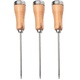 thumbnail image 1 of Picahielos de acero inoxidable con mango de madera de seguridad para cocina, bar,, 1 of 6