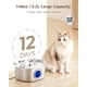 thumbnail image 2 of Fuente de agua para gatos Neareal de acero inoxidable de 3,2 L con filtro, 2 of 9