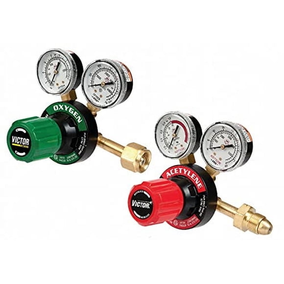Set de reguladores ESAB Victor G250 de oxígeno y acetileno