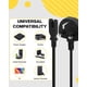 thumbnail image 4 of Cable de alimentación UK de 2 ranuras no polarizado IEC-320-C7 a CEE 7/16, 4 of 5