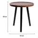 thumbnail image 4 of Mesa De Centro Auxiliar Madera Decoración 55x40cm marron, 4 of 4