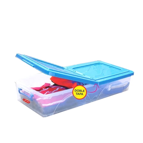 Qplast - Caja Organizadora 61.2 Litros Bajo Cama