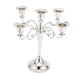 thumbnail image 5 of Candelabro De Metal De 5 Velas Candelabro 10 '' Candelero Soporte De Vela Plata, 5 of 5
