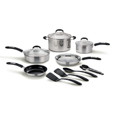 Set De Ollas De Acero Inoxidable De 12 Pcs P85-12 De Cuisinart®